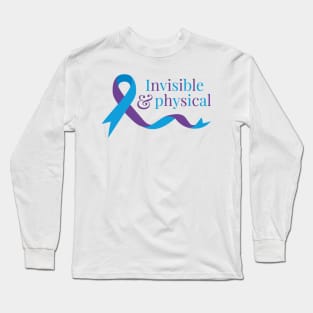 Invisible & Physical (Purple & Blue) Long Sleeve T-Shirt